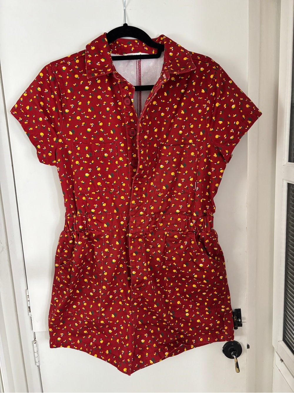 Free People Rolla's Alpine Floral Hamptons Romper
